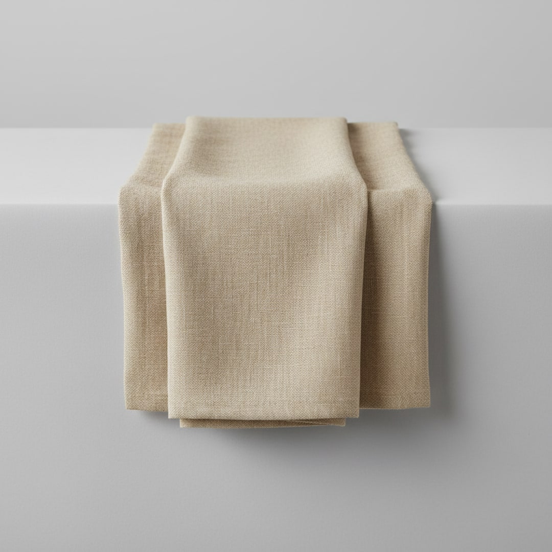 Linen Table Runner, Sand — Amalfi Casa